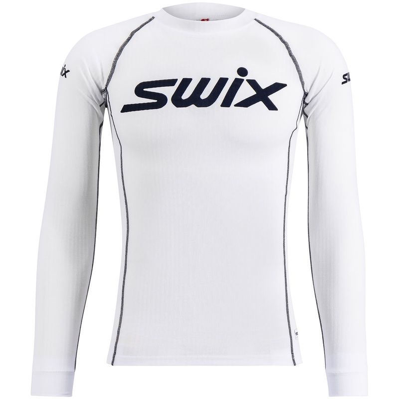 Swix RaceX Classic Long Sleeve M Bright White/Dark Navy